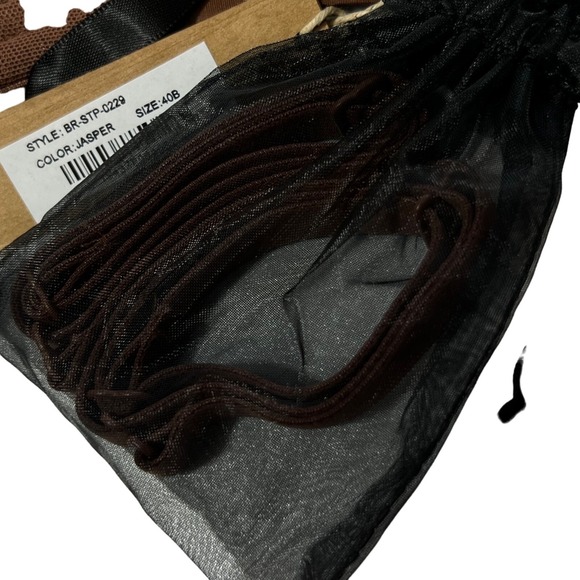 SKIMS Ultra Fine Mesh Strapless Bra Underwire Convertible 40B Jasper - Picture 9 of 11